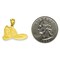 14K Yellow Gold Firefighter Hat Charm Fireman Pendant Jewerly 18.5mm x 22mm